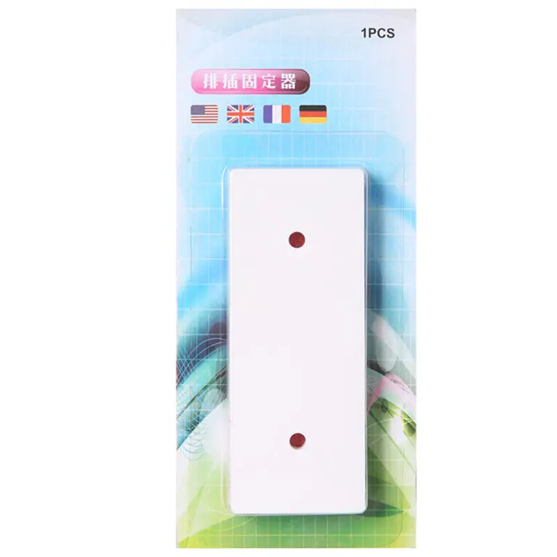 1PC Seamless Sticker Holder Wall Fixer Power Strip Holders Storage for Sockets Wall Holders Socket Charging Shelf Stand Tool U3