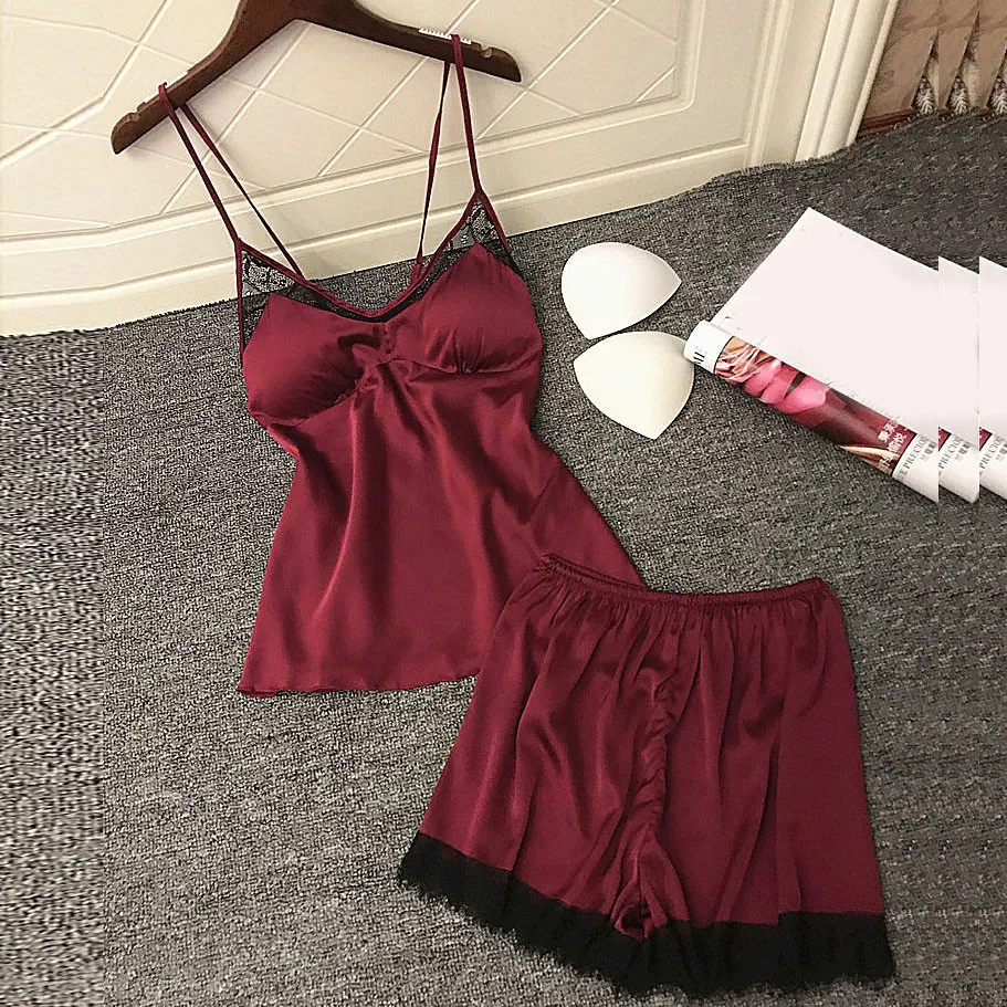 

Lingerie Women Sexy Lace Underwear Nightwear Babydoll Sleepwear Short Set