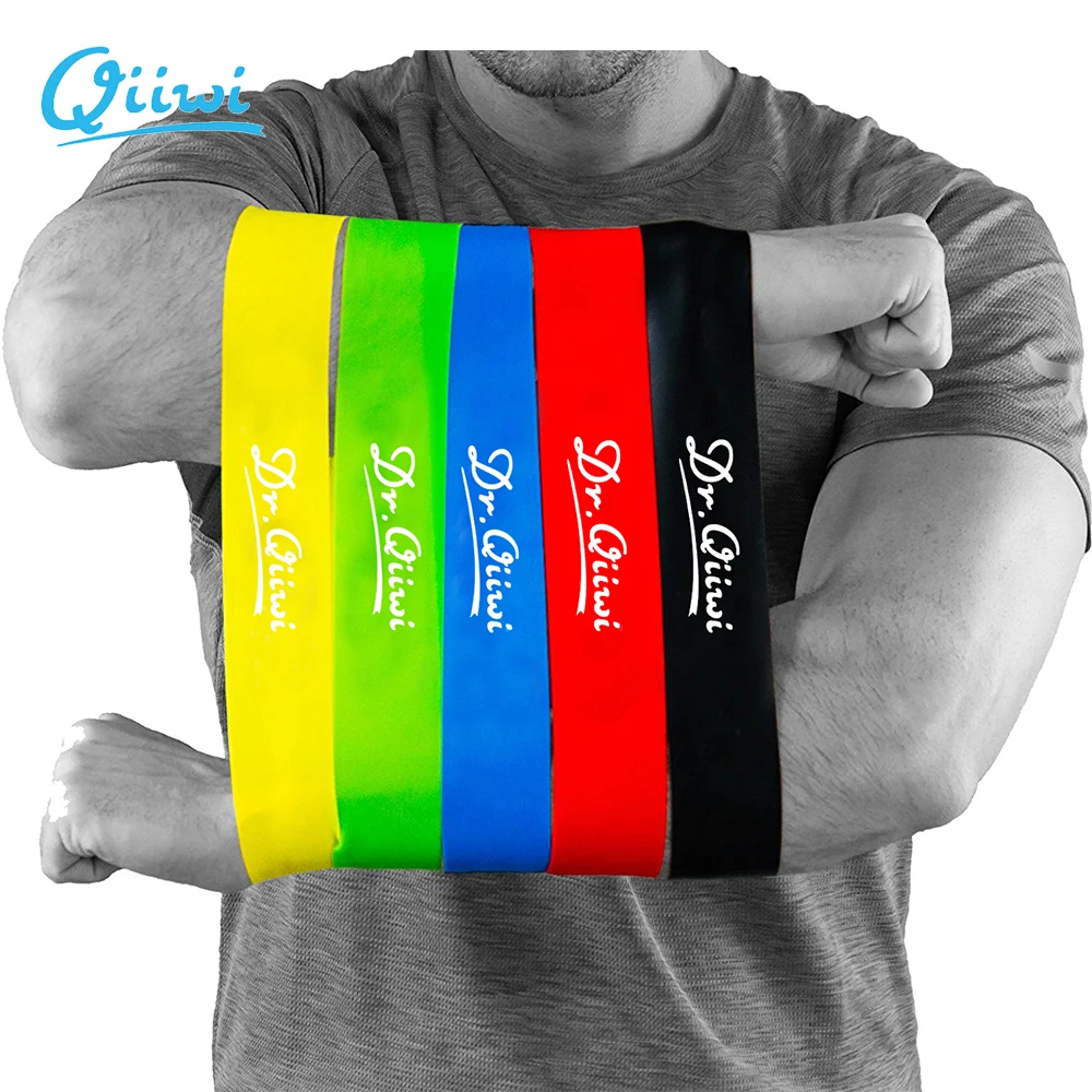 

Dr.Qiiwi Resistance Band Set Training Workout Rubber Loop Bands for CrossFit Stretching, Physical Therapy and Home Fitness