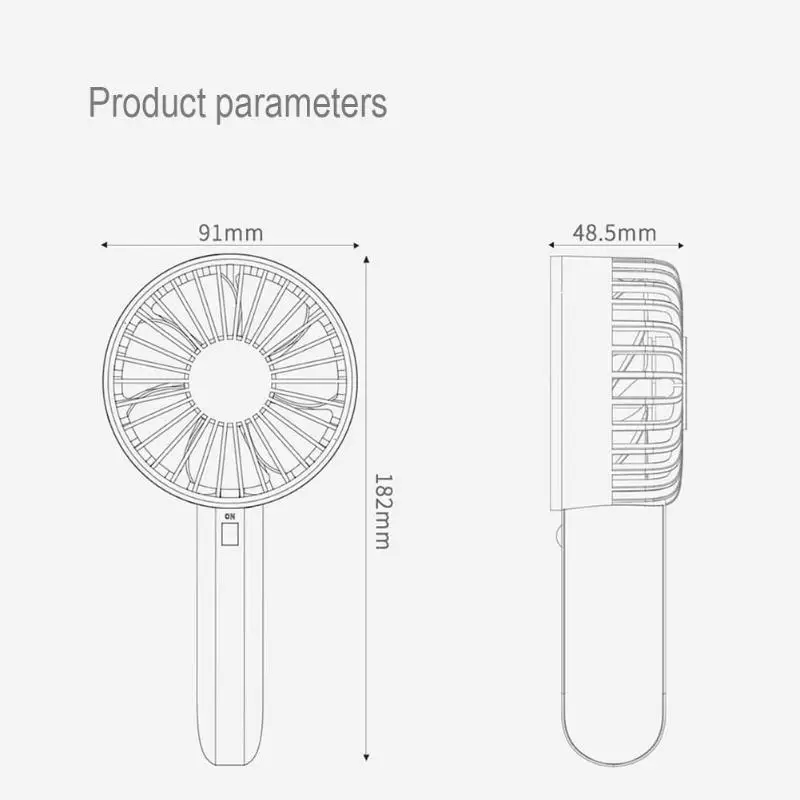 VH мини-вентилятор USB вентилятор охлаждения ручной летний питьевой воздушный охладитель перезаряжаемый удобный воздушный вентилятор охлаждения для дома офиса улицы