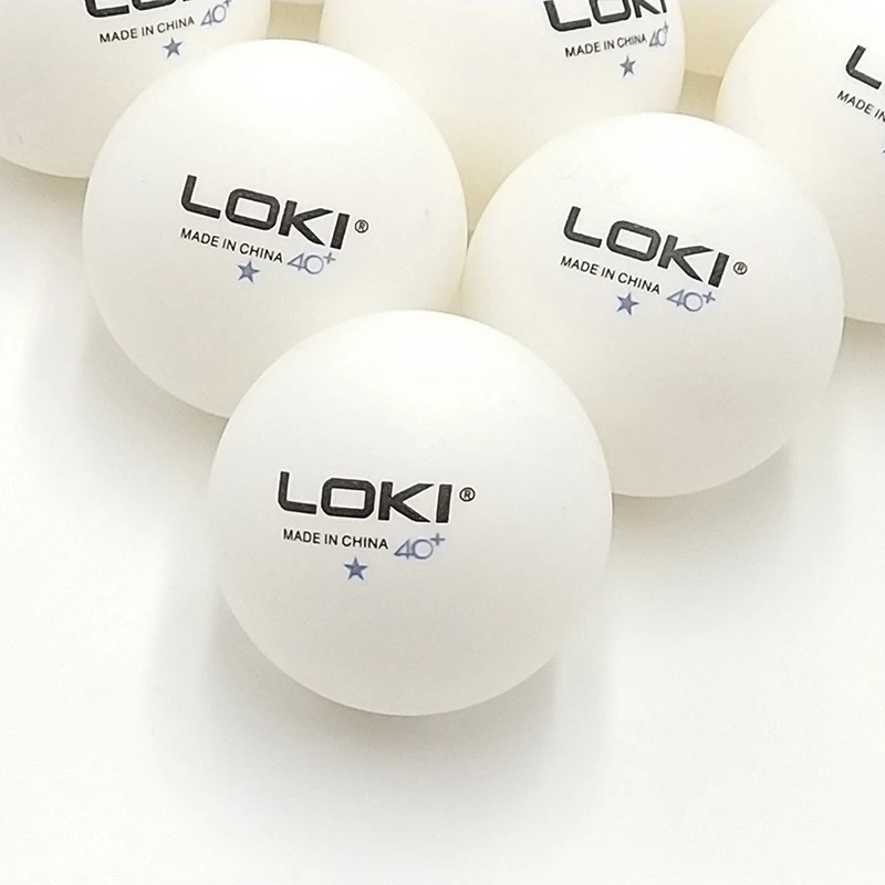 وكي 50 قطعة/الحزمة ABS البلاستيك الأبيض تنس طاولة كرات 40 + mm 1 ستار جديد المواد الملحومة كرة بينغ بونغ بالجملة