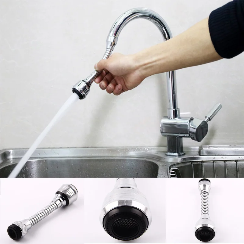 

360 Degree Rotate Extend Faucet Sprayer Diffuser for Kitchen Sink Faucet Rotate 2-Mode 360 degrees Handle Aerator Nozzle Filter
