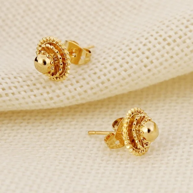 2pairs Fashion Isreal 1cm 2cm Small Ear Stud Earring Clical Isreal 1cm 2cm Small Ear Stud Earring