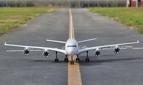 Airbus A380 самолет пульт дистанционного управления Самолет EPO четыре 55 мм воздуховод