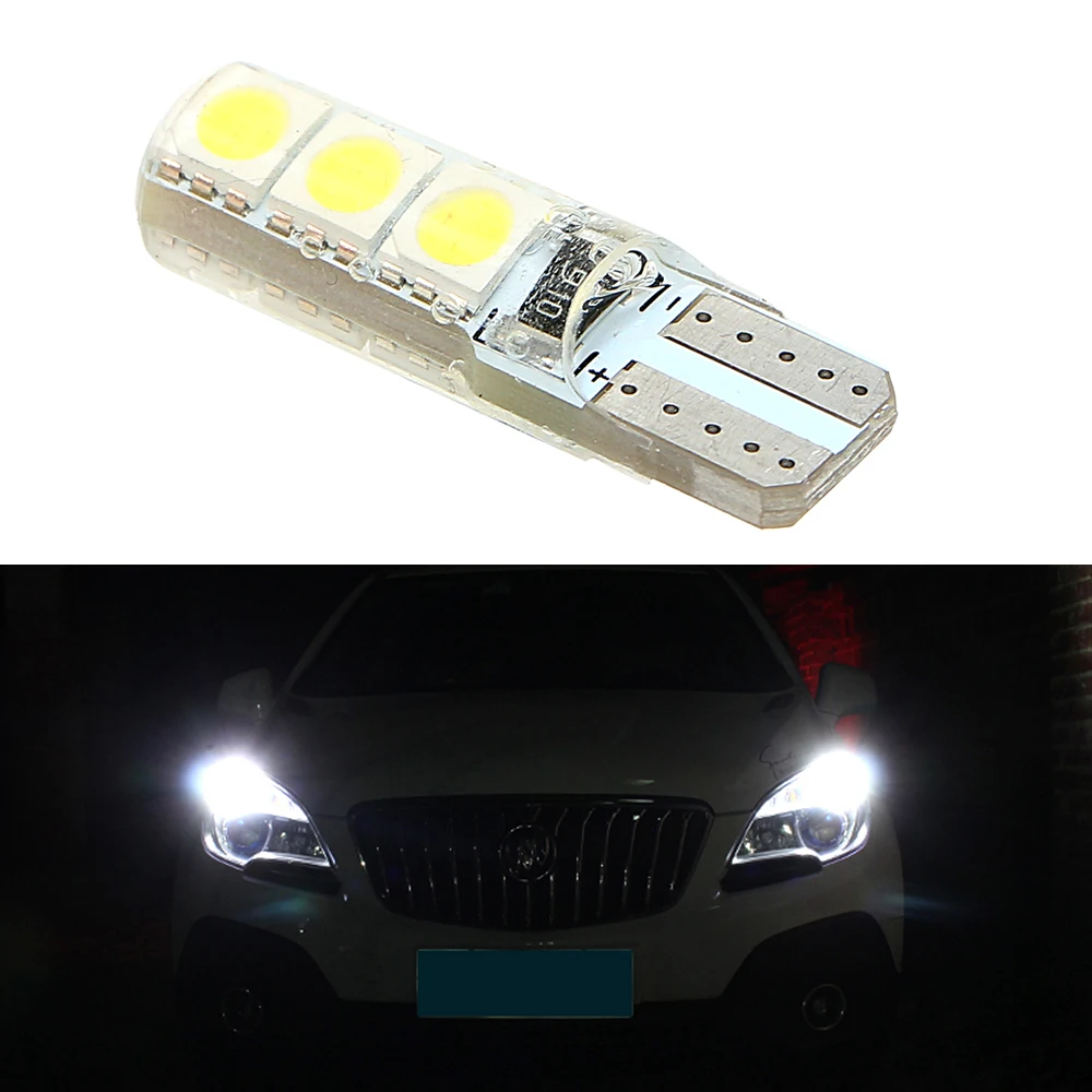 

T10 W5W LED Car Dome Reading Light Silicone Shell Interior Trunk Lamp Auto Replacement Parts License Plate Lamp Car-styling