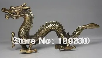 

00113 Sell one like this CHINESE HANDWORK DRAGON OLD COPPER STATUE