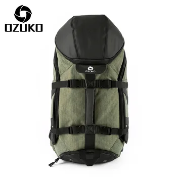 

OZUKO Multi-function Oxford Cloth Outdoor Travel Bag Men's Sports Backpack Waterproof Large Capacity Hiking Mountaineering Bags