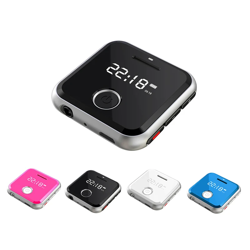 

Mini Hifi Lossless Music MP3 Player with Recording U Disk FM Radio Functions 4/8/16/32G Big Storage Up to 64G Expand Memory Mp3