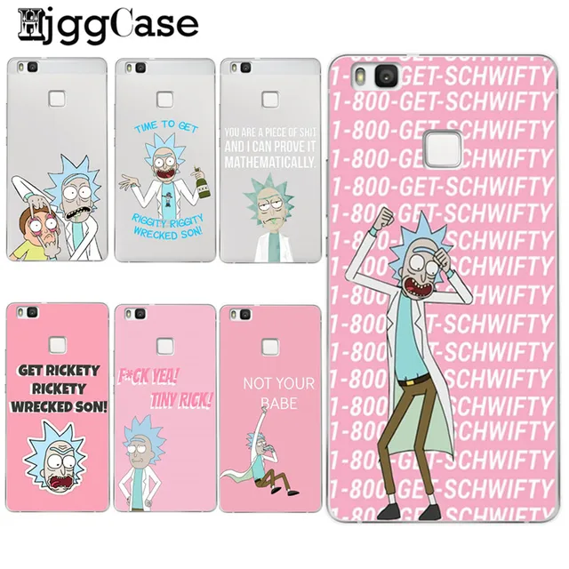 coque huawei p20 rick et morty