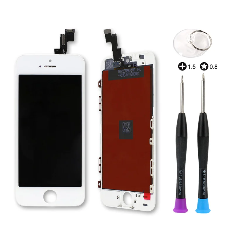 

10Pcs Grade AAA+++ Tianma LCD For iPhone 5S 5 5C SE Display with Touch Screen Digitizer Assembly No Dead Pixel with Open Tool