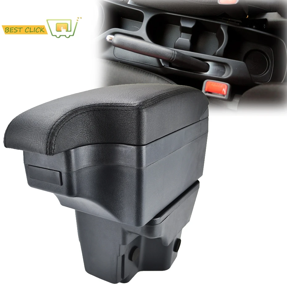 

Modification Armrest For Kia Rio 2012 - 2016 UB Central Content Black Leather 2013 2014