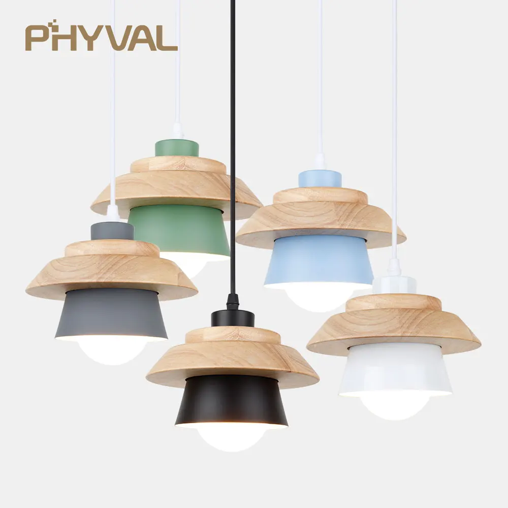  pendant light led pendant fixture hanging kitchen lamp dining room pendant lamp E27 dinning room li - 32864320561