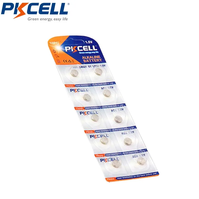 

30Pcs LR60 164 621 AG1 Alkaline Button Coin Cell Battery For Watches Toys Electric Devices PKCELL