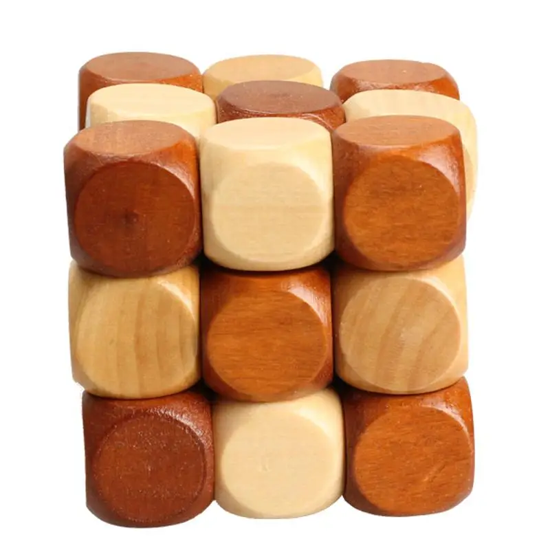

Dragon Tail Style Rubber Wood Adult Children Intelligence Puzzle Lock Toy