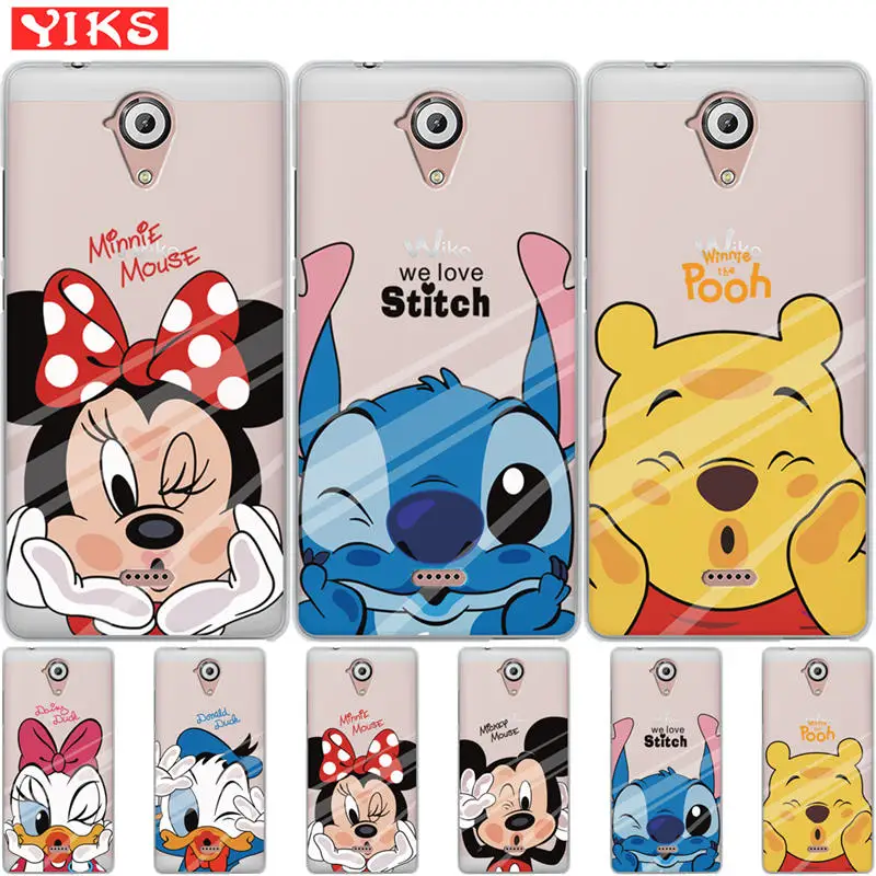 

For Wiko Lenny 3 Case luxury Cute couple Mickey Minnie Soft Case for Wiko U Feel Lite silicone cover Coque Fundas Capinha Etui