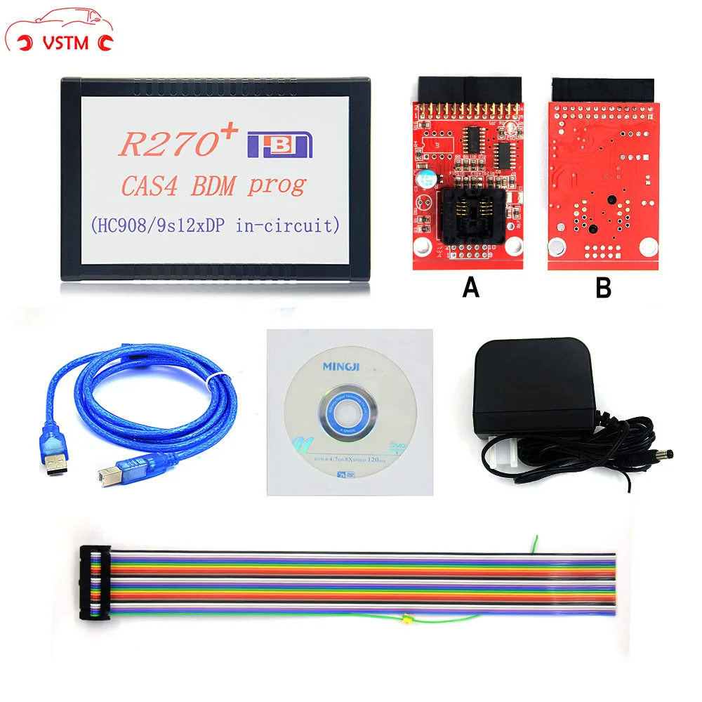 

VSTM R270+ CAS4 BDM Prog Auto Programming R270 V1.20 programmer For BMW Professional Auto Key Programmer