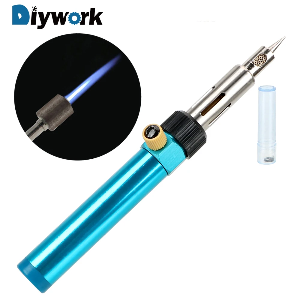 DIYWORK Беспроводная сварочная ручка пистолет горячего воздуха горелка бутановый