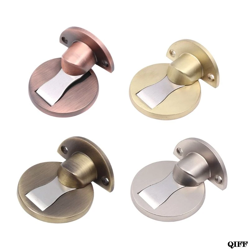 

Stainless Steel Door Absorbing Toilet Floor Suction Collision Anti-Collision Door Stop Invisible Strong Magnetic Door Stopper