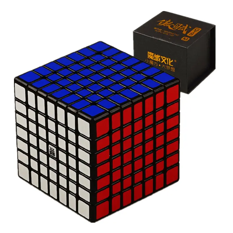 Moyu Aofu GTS 7x7x7 Магнитный куб Professional GTSM 7x7 Magic Скорость Cube м твист развивающие игрушки кубик рубика