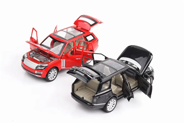 1:24 Diecasts& Toy Vehicles Ranger Rover Модель автомобиля со звуком и светом коллекционная машинка Игрушки для мальчиков подарок для детей brinquedos