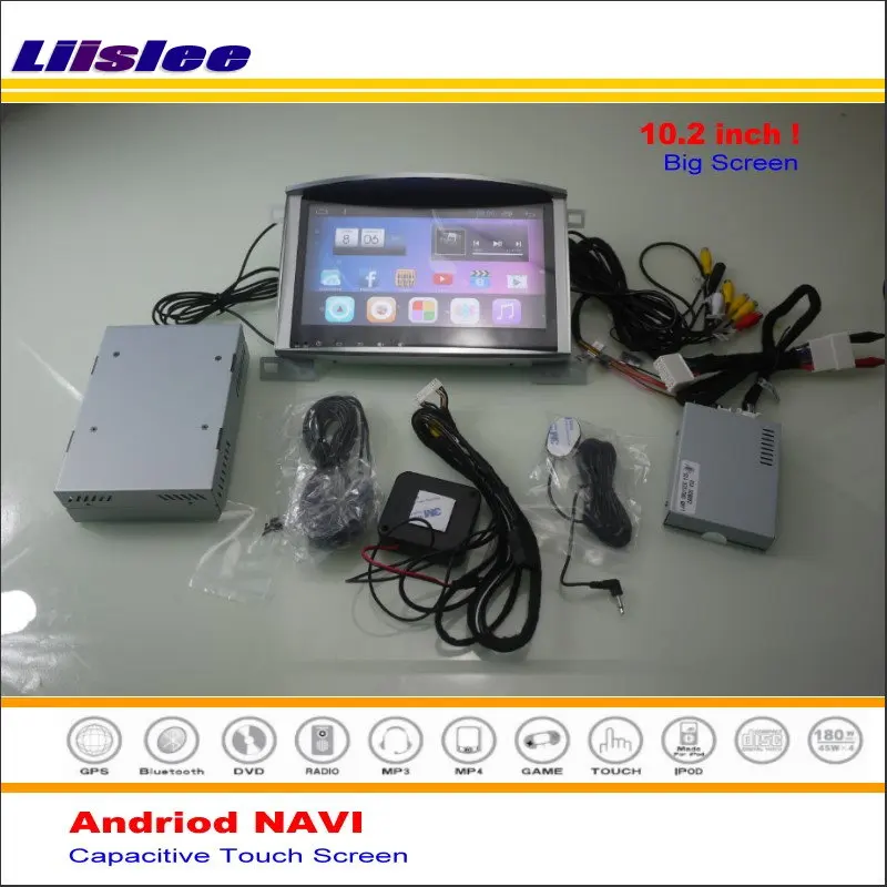 Perfect Liislee Car Android GPS Navigation System For Toyota Land Cruiser 100 / For Lexus LX 470 - Radio Stereo Multimedia No DVD Player 3