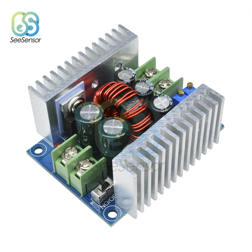 

300W 20A DC-DC Buck Converter Step Down Module Constant Current LED Driver Power Step Down Voltage Board Electrolytic Capacitor