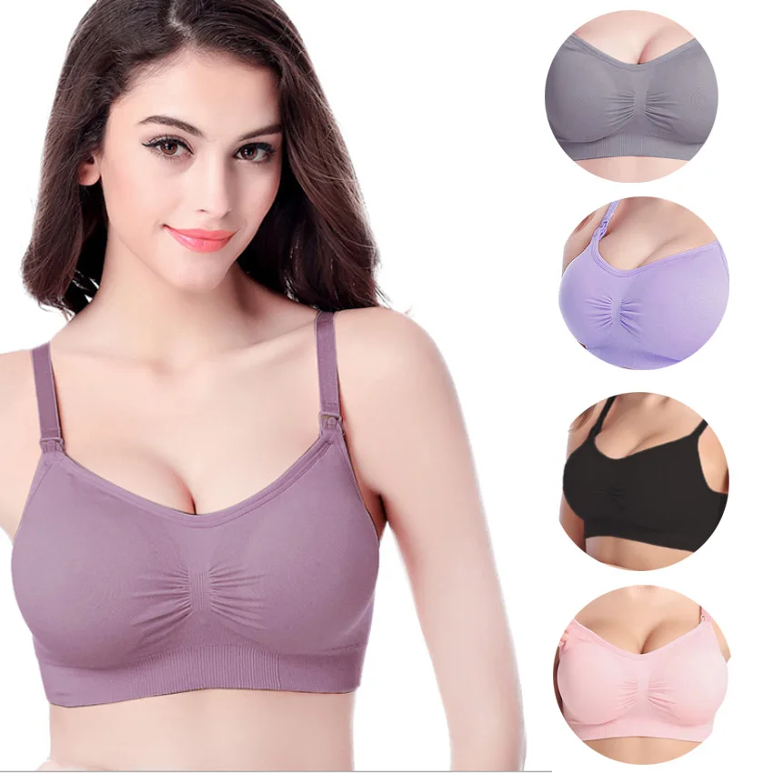 Best Price  Women Maternity Bra for Feeding Pregnancy Breastfeeding Bra Nursing Underwear Clothes for Pregnant  