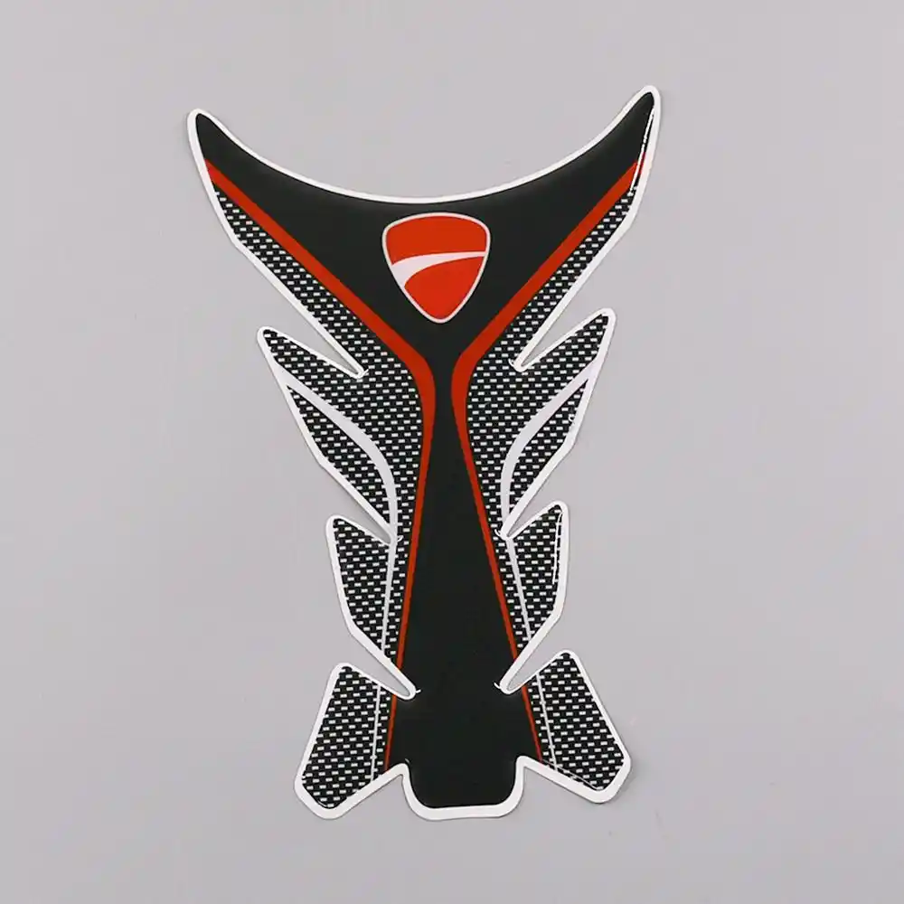 Motorcycle 3D Fuel Tank Pad Protective Stickers Decals For Ducati