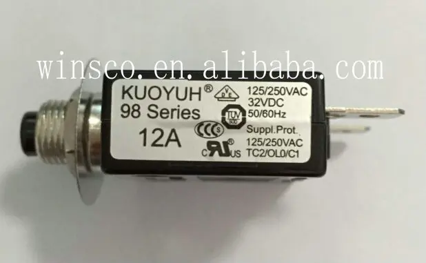 Автоматический выключатель KUOYUH 98-12A 100% серия 12A | Обустройство дома