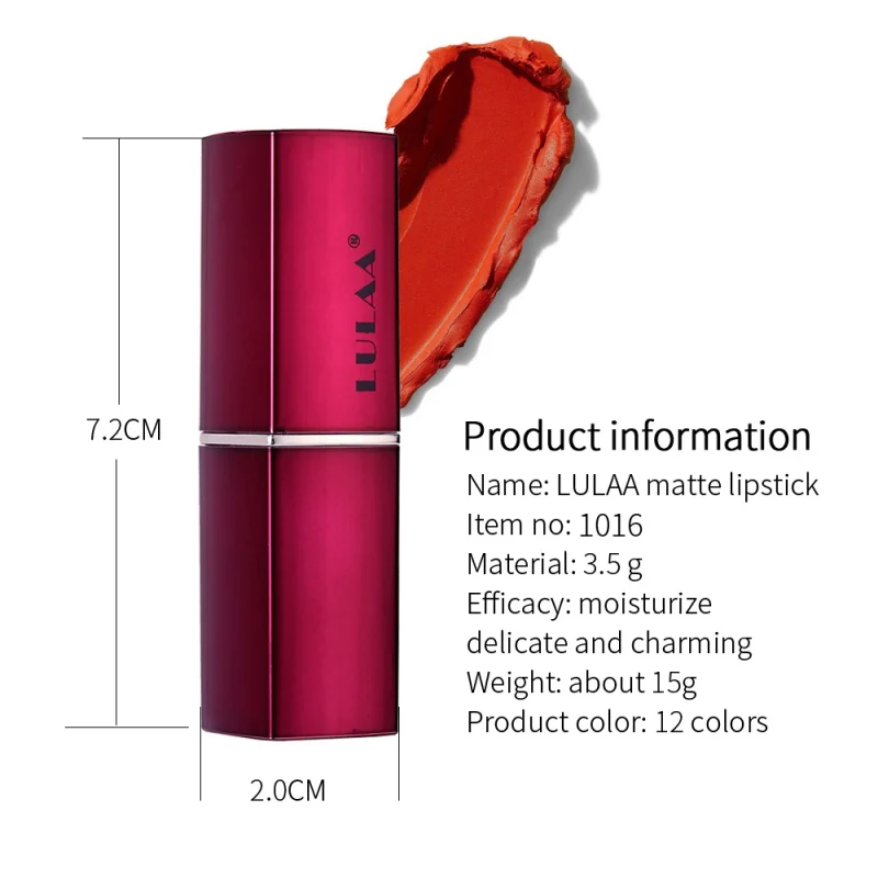 Matte Lipstick Sexy lip Makeup Lasting Waterproof Velvet Non-stick Cup Lipstick Matte Lipstick Sexy lip Makeup Lasting Waterproof Velvet Non-stick Cup Lipstick