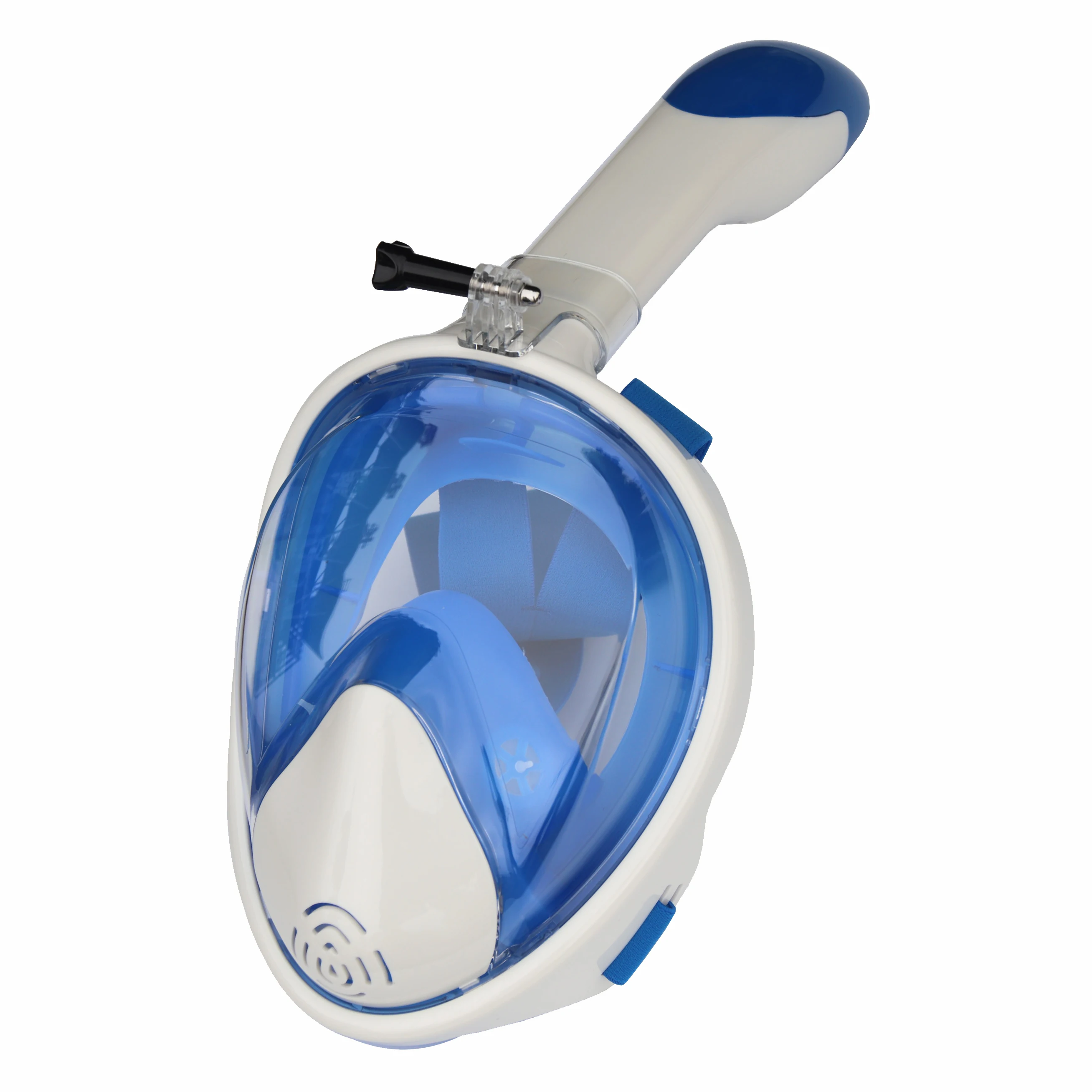Набор масок для подводного плавания, маска для дайвинга на все лицо, анти-туман, свободное дыхание, 180, панорамный широкий обзор, маска для подводного плавания - Цвет: Waterdrop-08