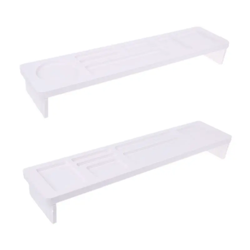 

Keyboard Commodity Shelf Desk Organizer Small Objects Storage Holder Wooden Plastic Tool For Office Study Room Computer
