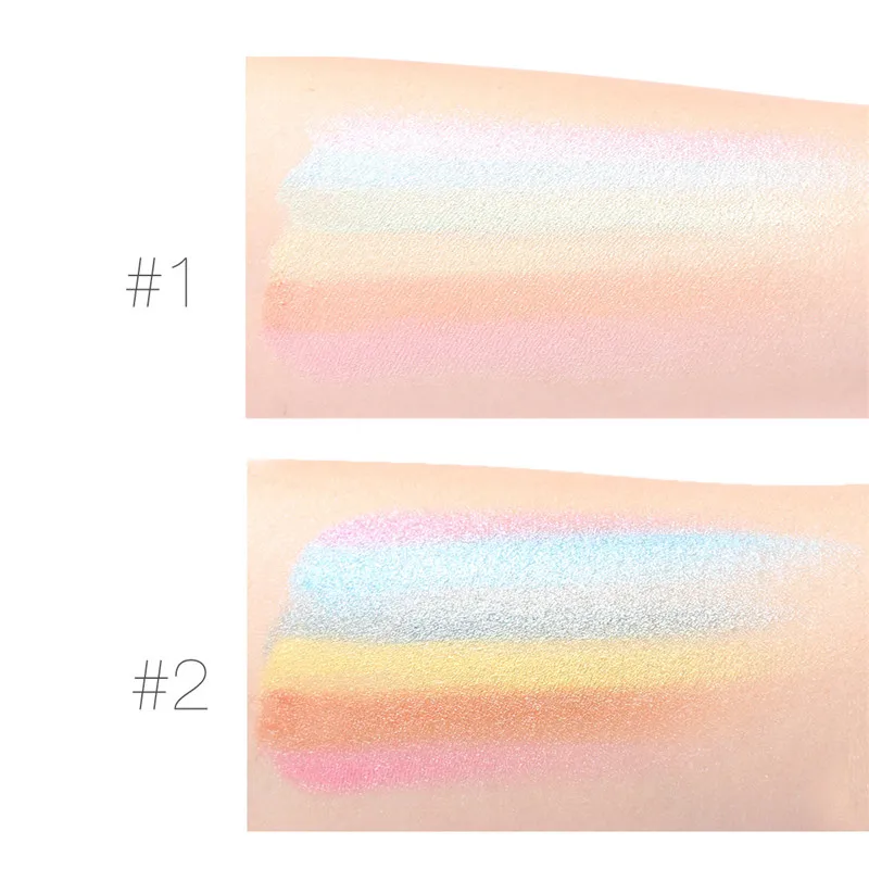 Focallure марки rainbow Стиль HIGHLIGHTER ЛИЦА отбеливатель бронзатор контур комплект Shimmer свечение комплект порошок маркер лицо макияж