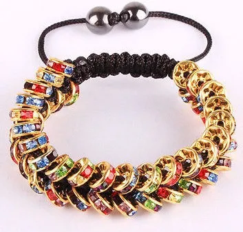 

NEW arrival! women hot micro pave CZ Disco Crystal Bracelet fasion Gift jewelry Discount.