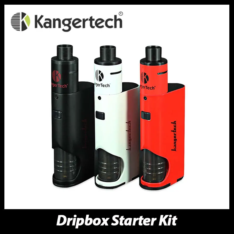 100% оригинал kanger dripbox электронная сигарета комплект 60 Вт с subdrip танк 7 мл Сменные капает катушки и dripmod коробка mod без Батарея