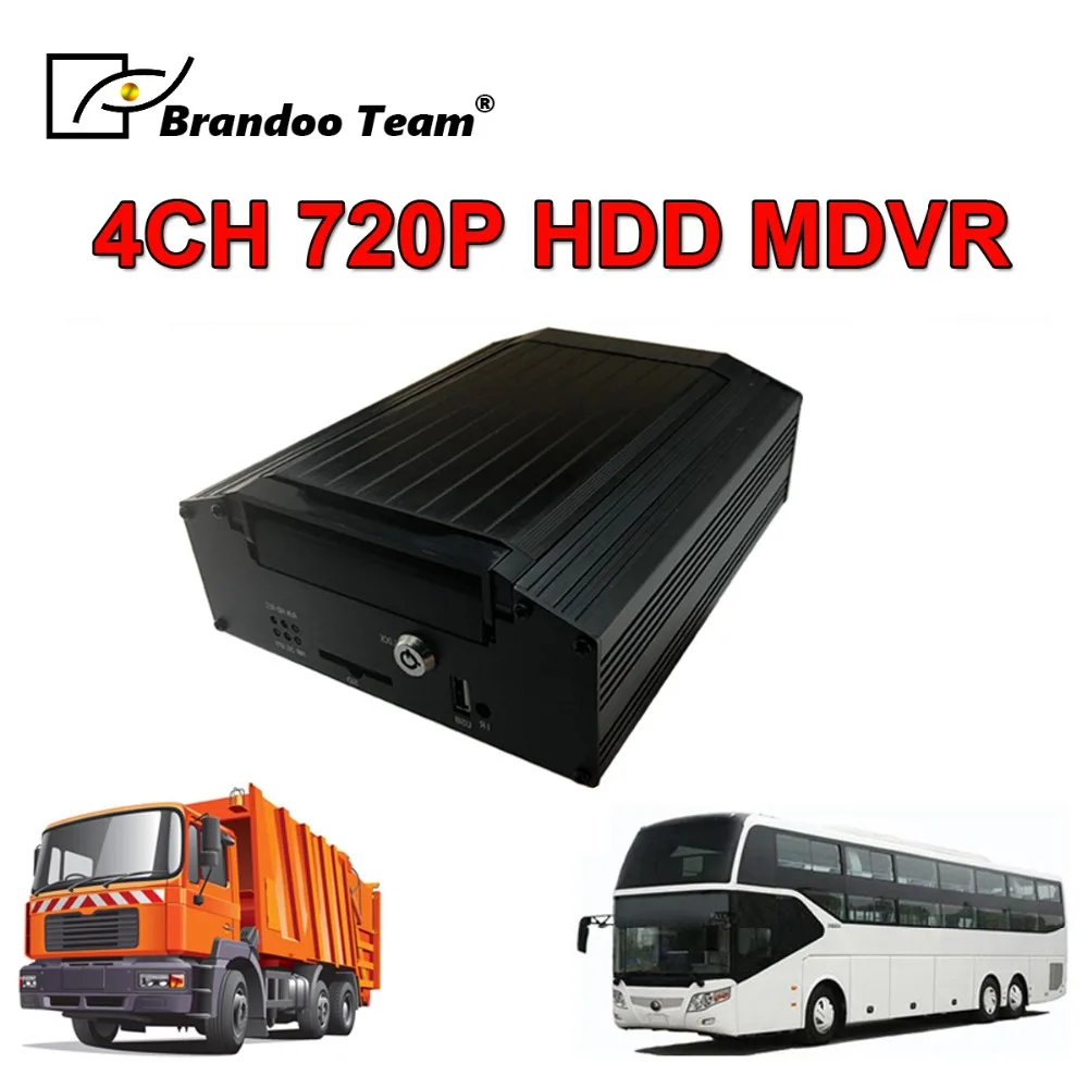 

HDD Mobile DVR 4 channel car DVR truck bus travel car monitoring GPS 4G