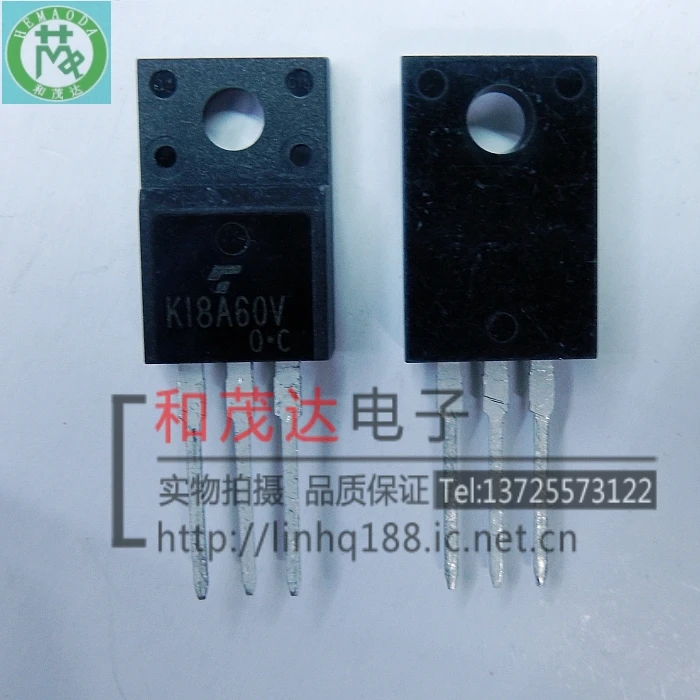 Оригинальный Новый 5 шт./TK18A60V K18A60V 600V 18A TO-220F TO220F | Электронные компоненты и
