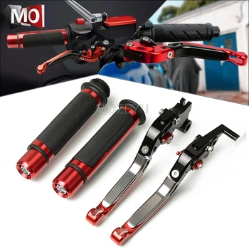 

For Suzuki GSXR1000 GSXR600 GSXR750 GSXR 1000 600 750 Motorcycle CNC Adjustable Folding Brake Clutch Levers Handlebar Hand Grips