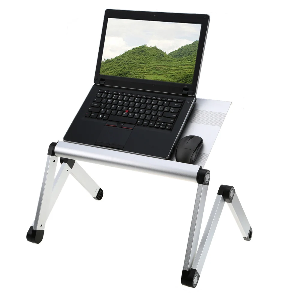 Portable 360 Degree Adjustable Folding Laptop Table Tray Stand