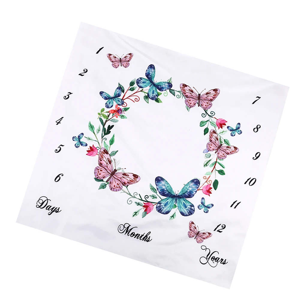 Newborn Baby Photo Blanket Photography Prop Background Monthly Growth Shooting Cloth