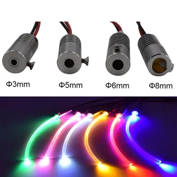 

1 X High quality DC12V input 2W small size fiber optic illuminator for car using free shipping