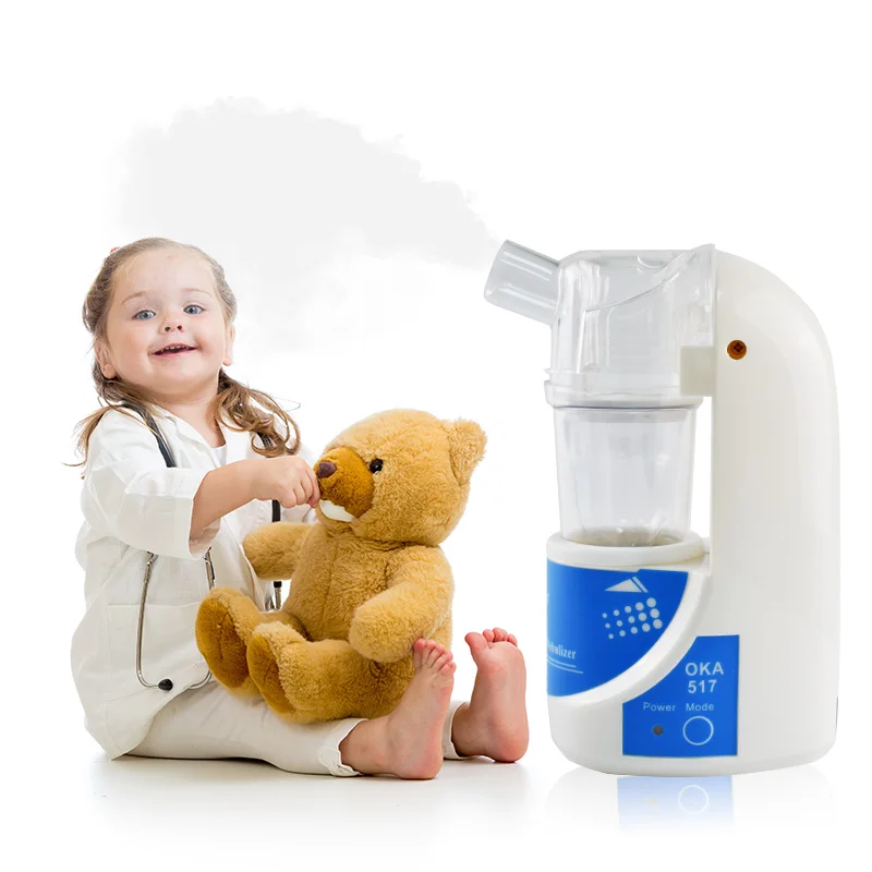 With Box Handheld Portable Mini Asthma Inhaler Nebulizer Household Health Care Children Ultrasonic Nebulizer Inhaler