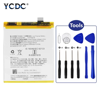 

Rechargeable 3500mAh Phone Battery For OPPO R17 Smart Phone 3.85V BLP681 Lithium Battery With Repair Tools Kit + Flex Cable
