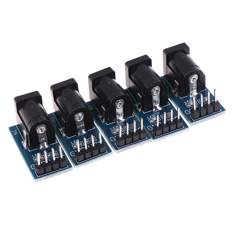 Details about  / 5PCS 5.5x2.1mm DC Jack Socket Plug Power Supply Module Plate Board Connector