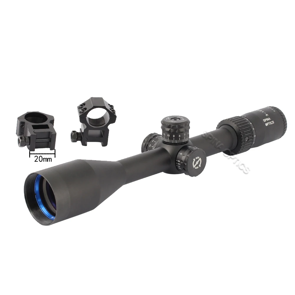 Precisão de Elevação Escopo para a Caça ao ar Spina Óptica Caça Mira Riflescope Ajustável Crosshair Rifle Livre 3-12x44 7 Spina óptica caça óptica mira 3-12x44 riflescope