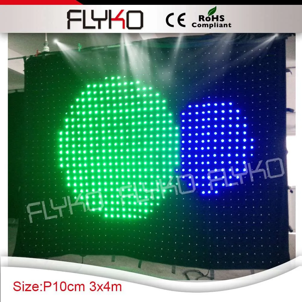 p10 led video curtain 6