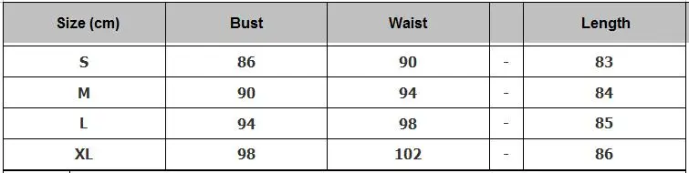 size table plus size