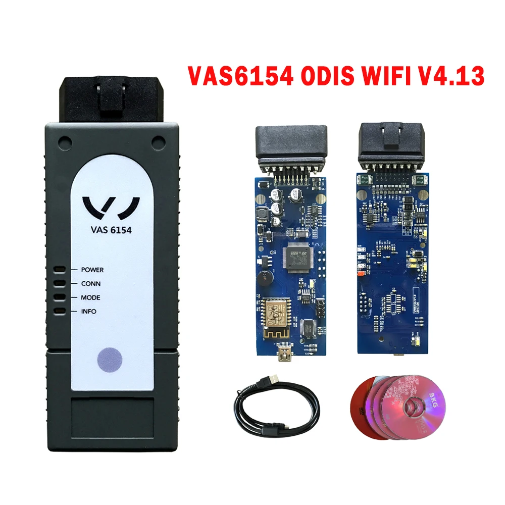 

DHL Freeship WIFI VAS 6154 ODIS 4.13 OBD Diagnostic Tool VAS6154 for V-W for A-udi for S-koda Diagnostic Scanner tools
