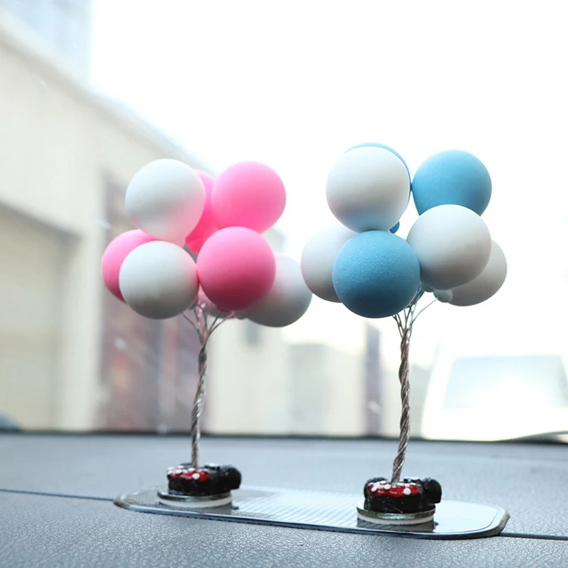 Новые креативные милые воздушные шары, украшение автомобиля, автомобильные аксессуары для интерьера, украшение, подарок на день рождения, настольные украшения
