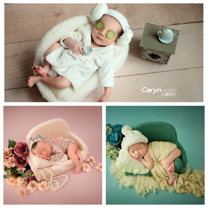 Creative newborn photography props hundred days baby sofa and pillow set swing chair decorative photography accessories